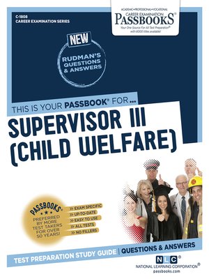 cover image of Supervisor III (Child Welfare)